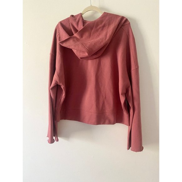 Alo Yoga Low Key Hoodie Women’s Large Sweatshirt in Rose Wood - Picture 5 of 9